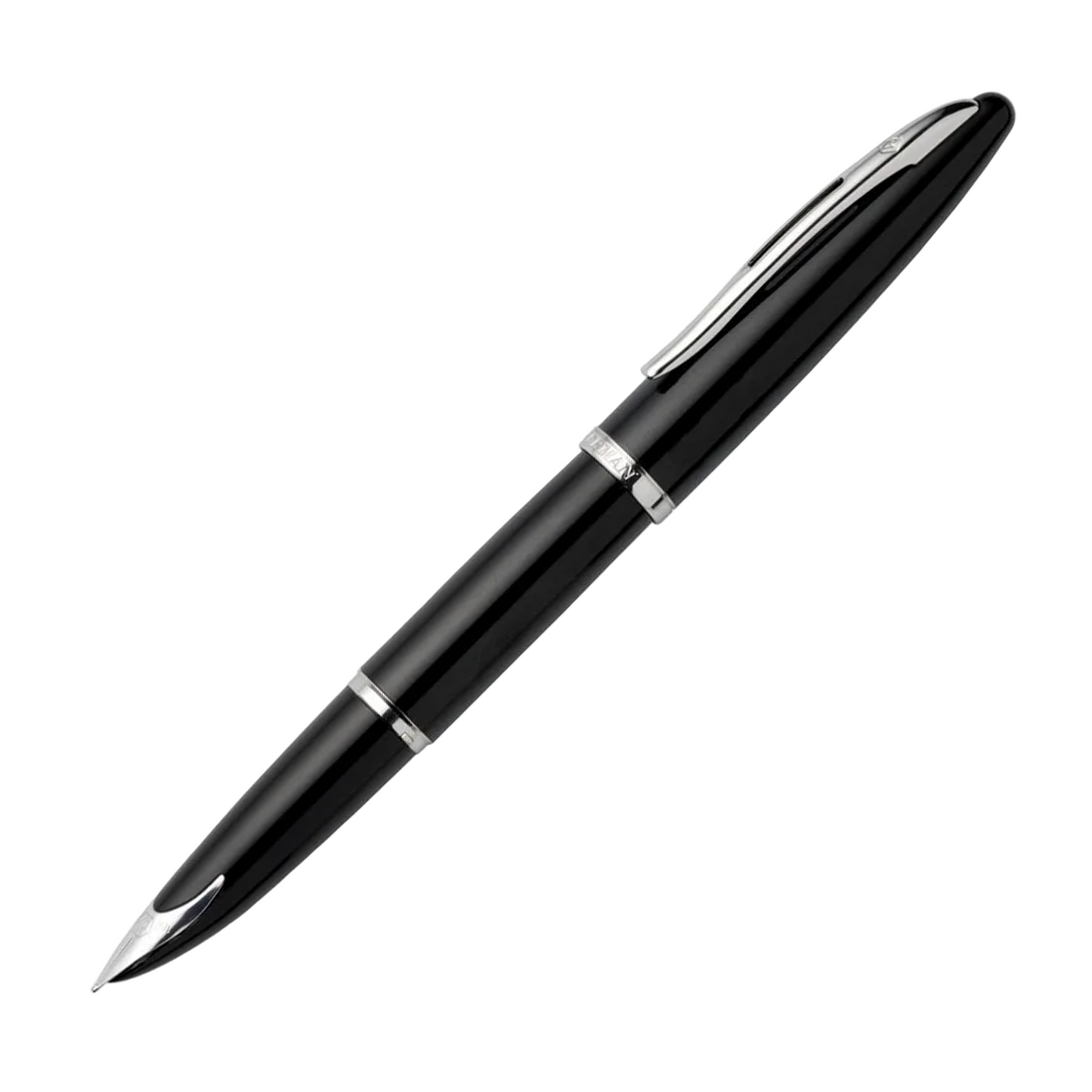 Waterman Carene Fountain Pen - Black Sea with Silver Trim
