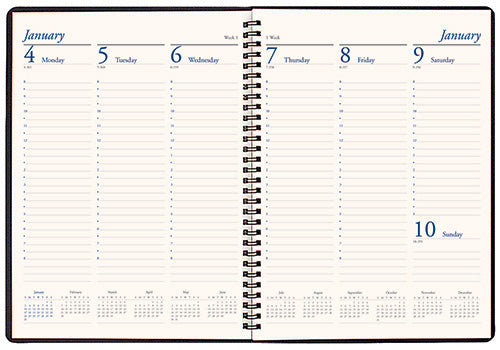 Payne 2027 Skivertex Wire-Bound Weekly Planner - Assorted (7.875 x 10.875)