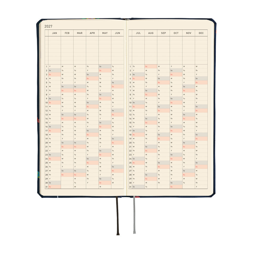 Hobonichi 2027 Weeks MEGA - Bow & Tie: Candy Dream