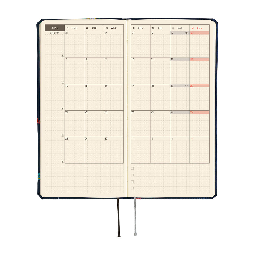 Hobonichi 2027 Weeks - Bow & Tie: Candy Dream
