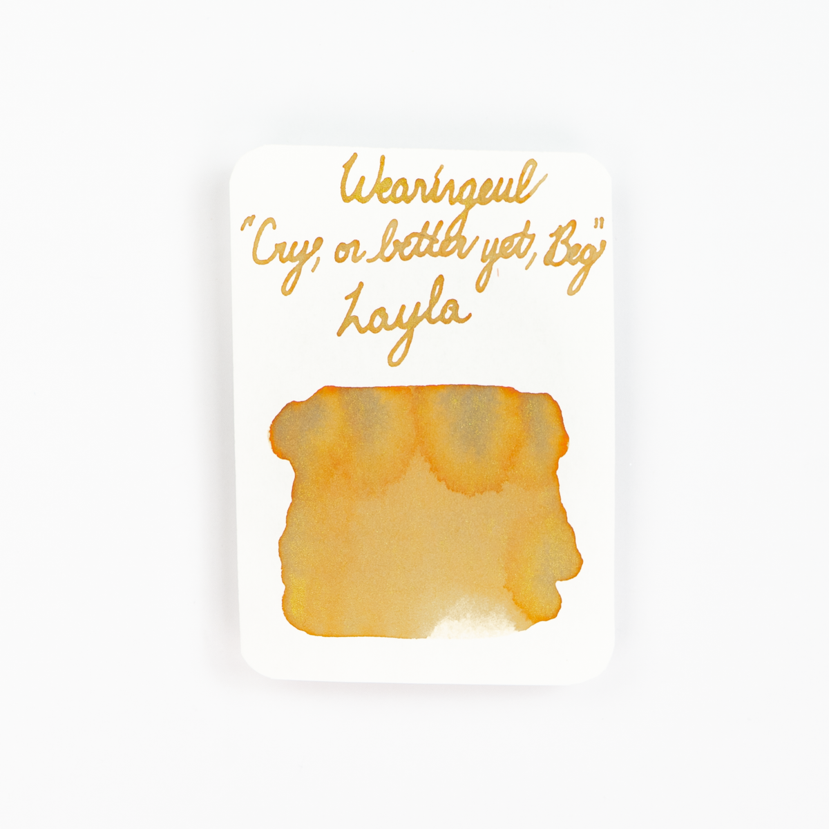 Wearingeul Cry, or Better Yet, Beg: Layla Llewellyn (30ml) Bottled Ink (Naver Webtoon Edition)