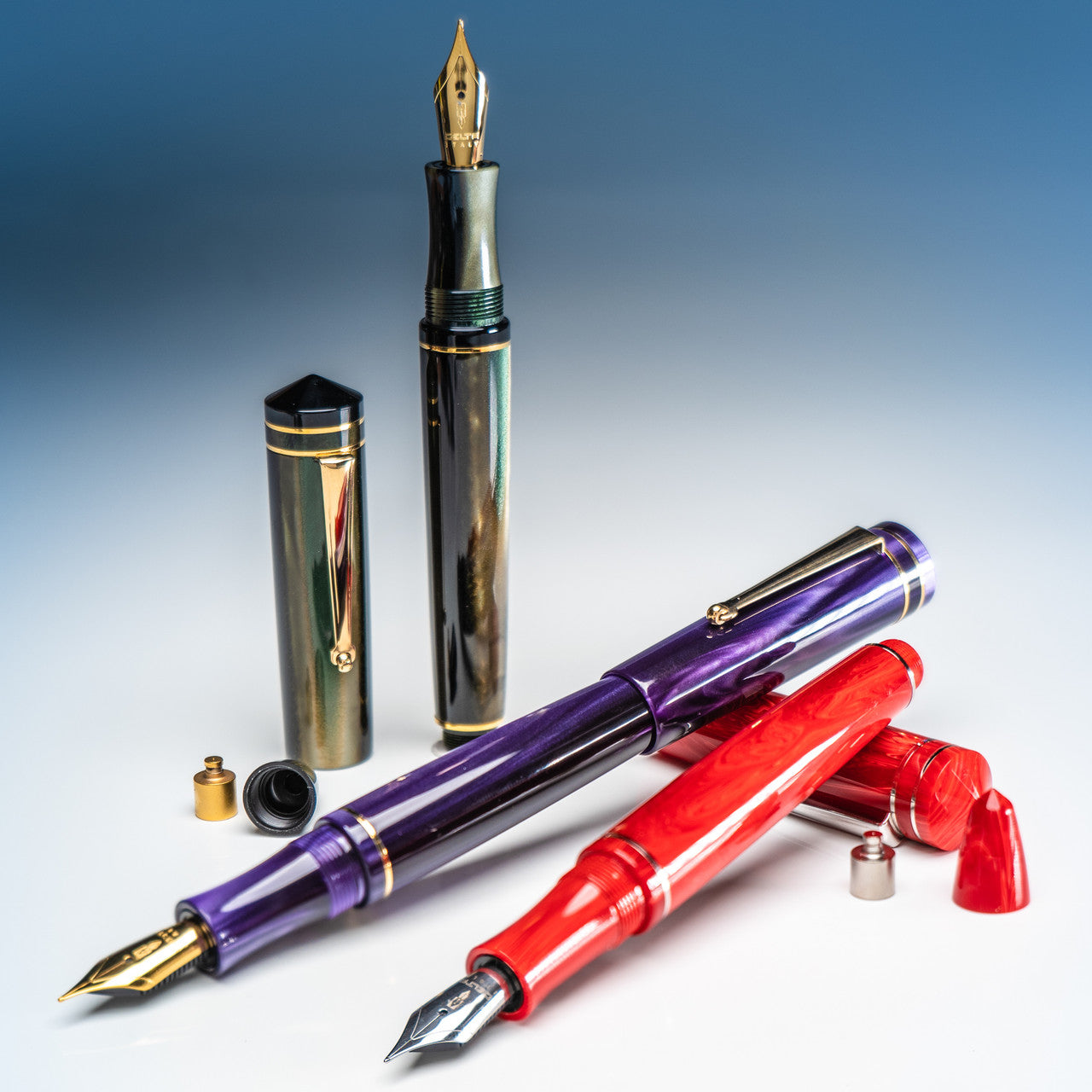 Delta Write Balance Fountain Pen - Green