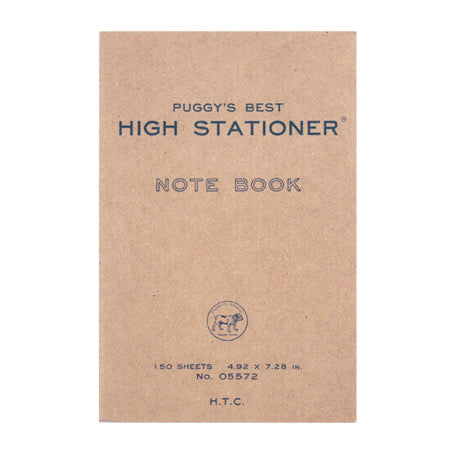 Hightide Puggy's Best Paperback Notebook - Blue