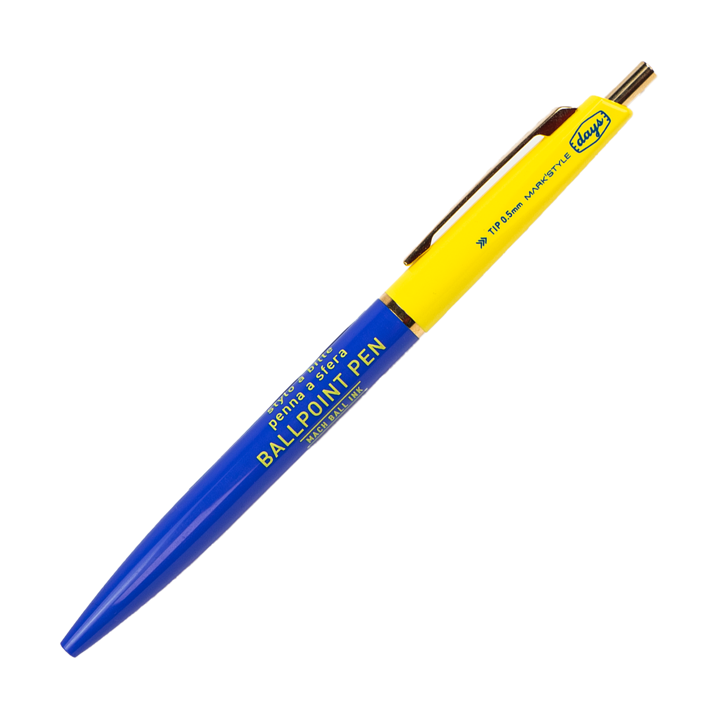Mark's Style Days x Anterique MACH Ballpoint Pen - Blue/Yellow