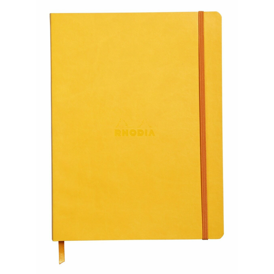 Rhodia Rhodiarama B5 Composition Soft Webnotebook - Yellow (Lined)