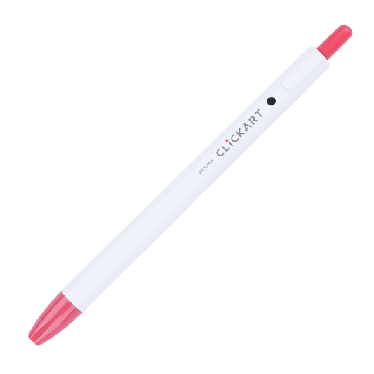 ZEBRA CLiCKART Retractable Marker - Baby Red (0.6mm)