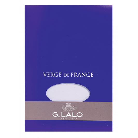 G. Lalo Stationery Verge de France A5 Stationery Writing Pad  - White