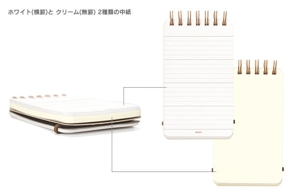 Midori Grain Memo Pad - Black