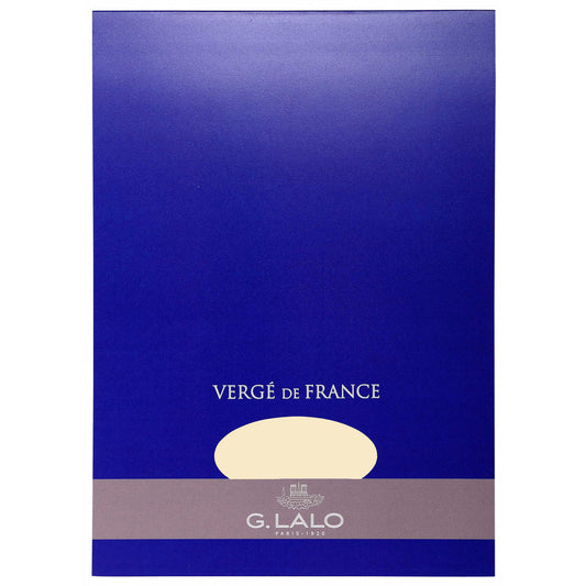 G. Lalo Stationery Verge de France A4 Stationery Writing Pad  Ivory