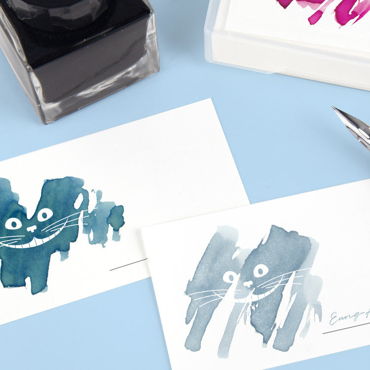 Wearingeul Ink Swatch Card - Smile Cat