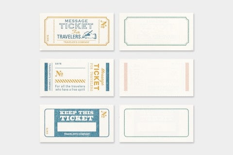 TRAVELER'S Notebook Passport Message Cards