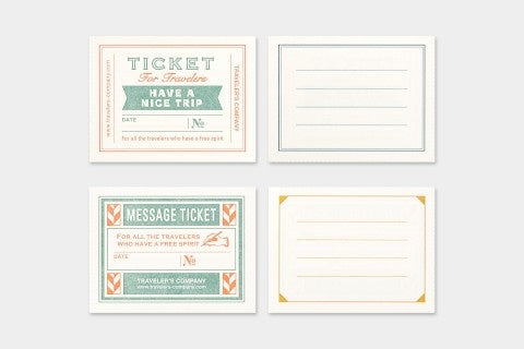 TRAVELER'S Notebook Passport Message Cards