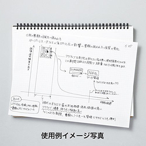 Maruman Mnemosyne N182 A5 Notebook - Grid (5mm)