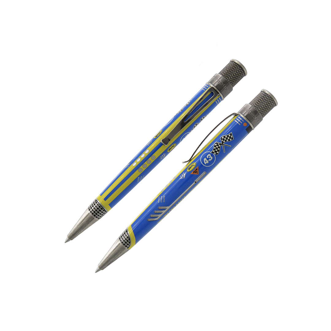 Retro 51 Tornado Collection Gymkhana Bumper Blue Rollerball Popper