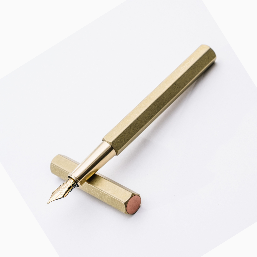 ystudio Classic Fountain Pen - Brass