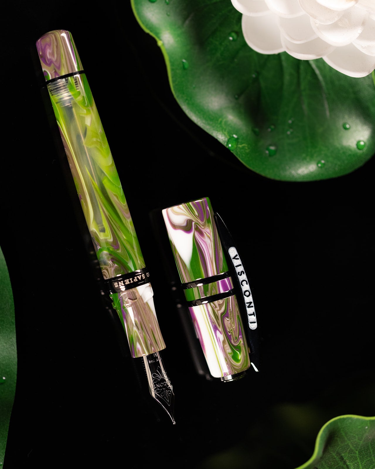 Visconti Homo Sapiens Fountain Pen - Lotus Garden (Limited Edition - Retired)