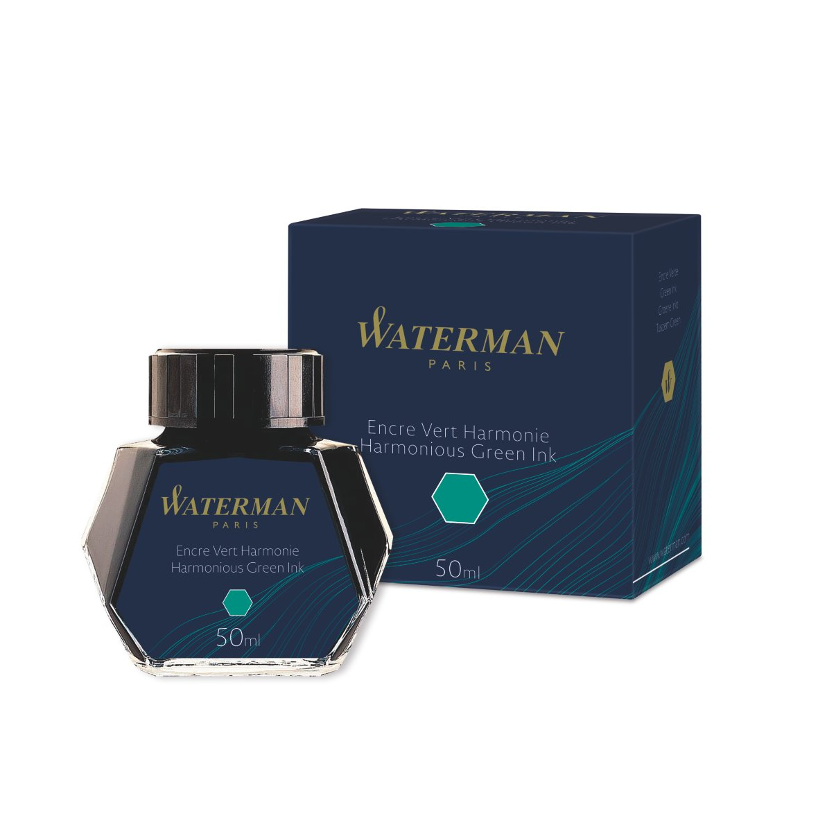 Waterman Harmonious Green Bottled Ink (50ml)
