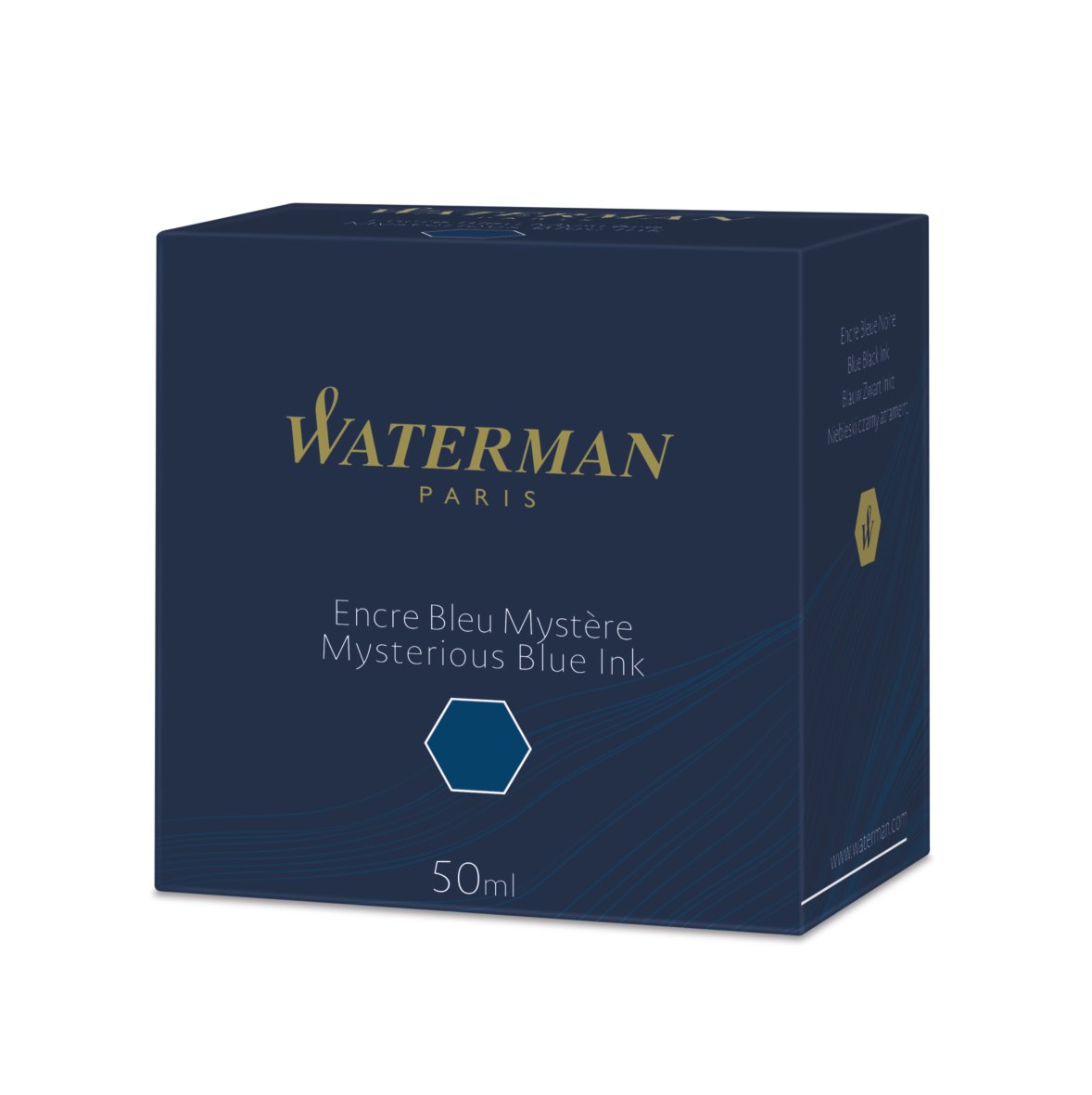 Waterman Mysterious Blue Bottled Ink (Blue/Black)(50ml)