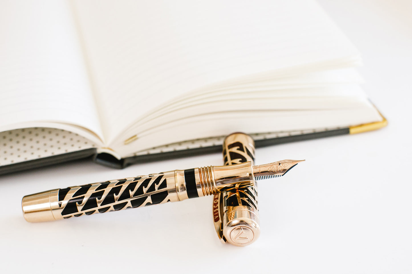 Visconti Watermark Fountain Pen - Gilded Rose (Limited Edition - Retired)