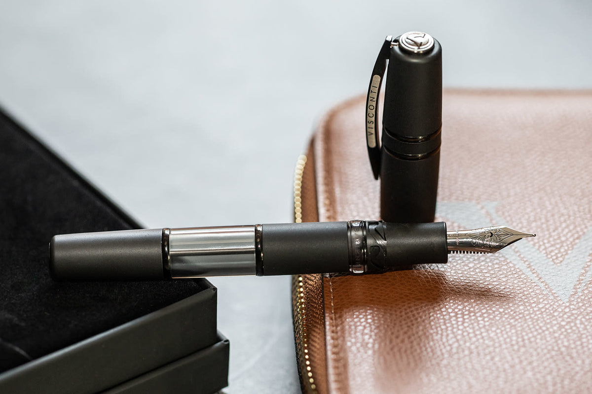 Visconti Homo Sapiens Fountain Pen - Dark Crystal (Double Reservoir)