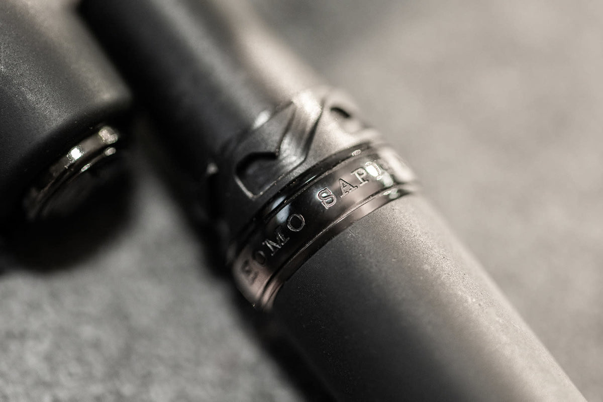 Visconti Homo Sapiens Fountain Pen - Dark Crystal (Double Reservoir)