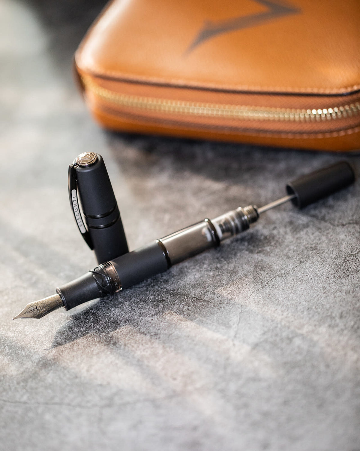 Visconti Homo Sapiens Fountain Pen - Dark Crystal (Double Reservoir)