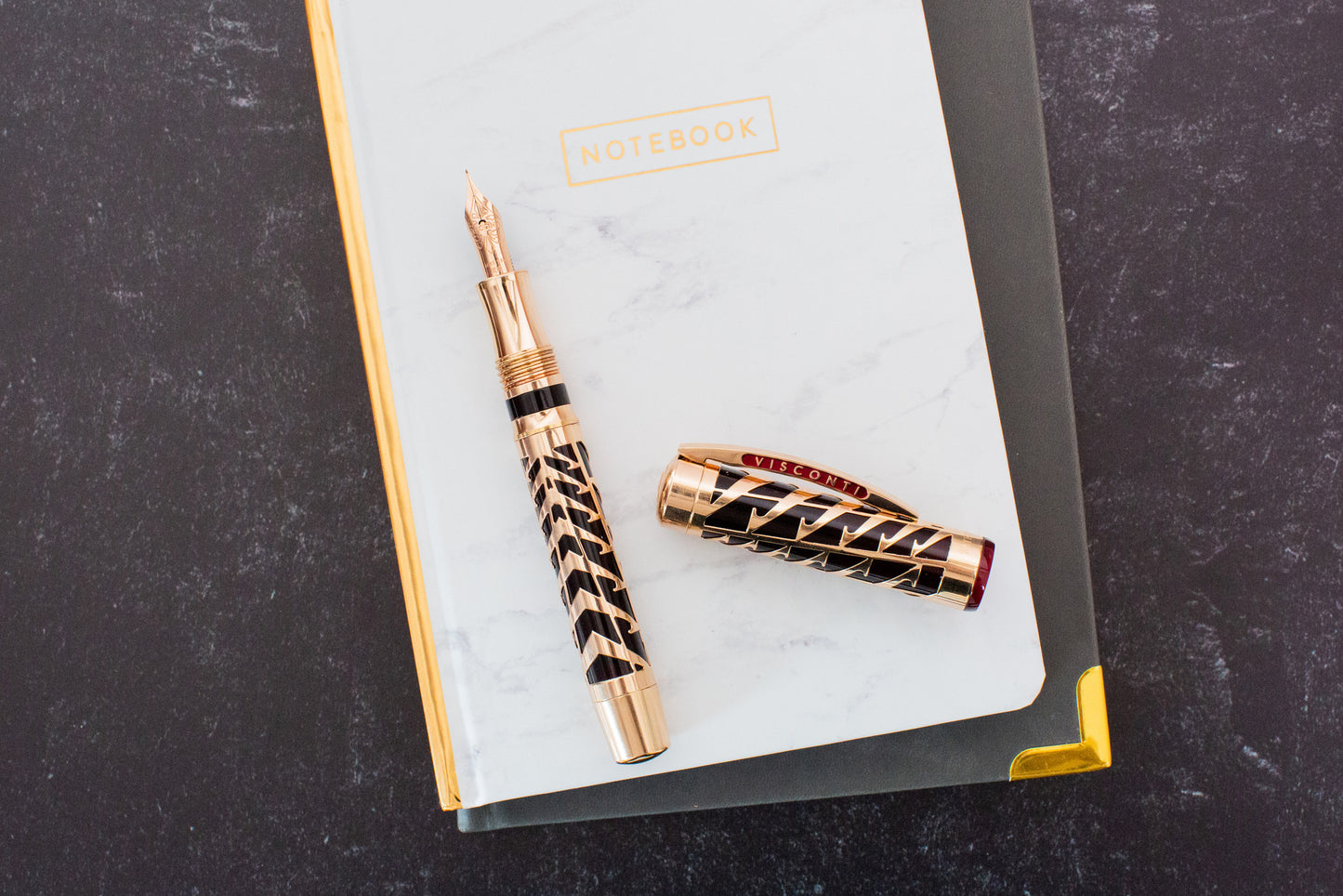 Visconti Watermark Fountain Pen - Gilded Rose (Limited Edition - Retired)