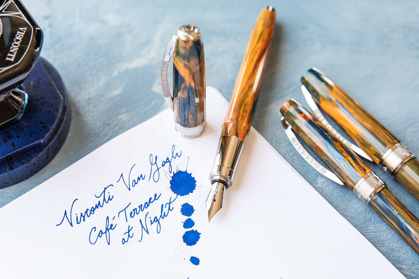 Visconti Van Gogh Fountain Pen - Cafe Terrace at Night
