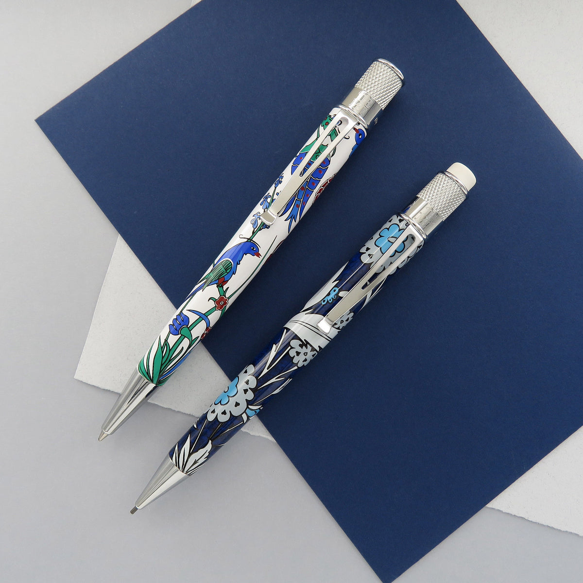 Retro 51 Collection Tornado Gift Set - Metropolitan Iznik Garden (Rollerball and Pencil 1.15mm)