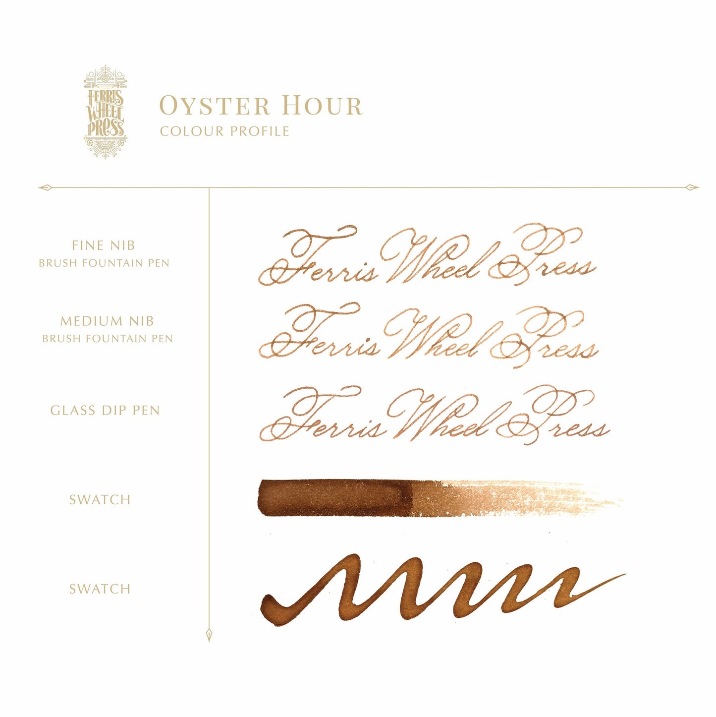 Ferris Wheel Press Oyster Hour (38ml) Bottled Ink