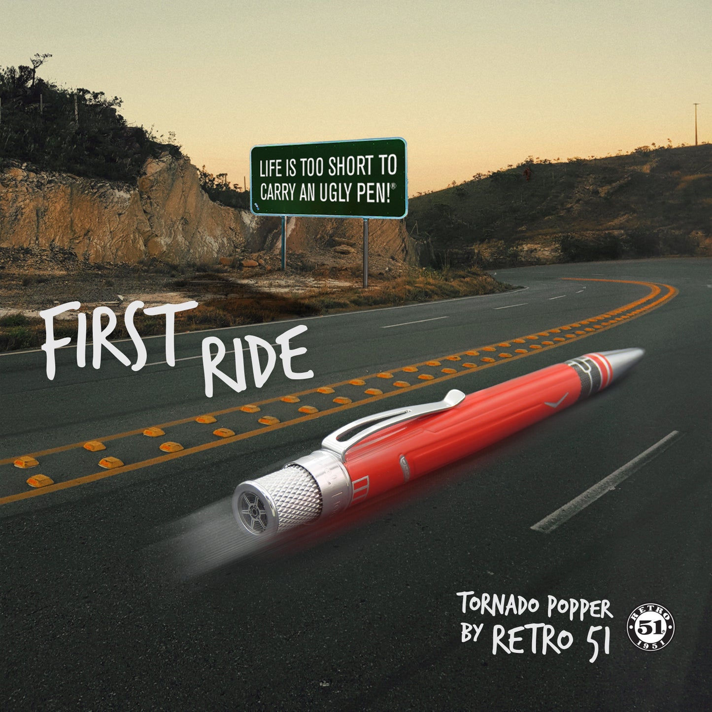 Retro 51 Collection Tornado Popper Rollerball - First Ride