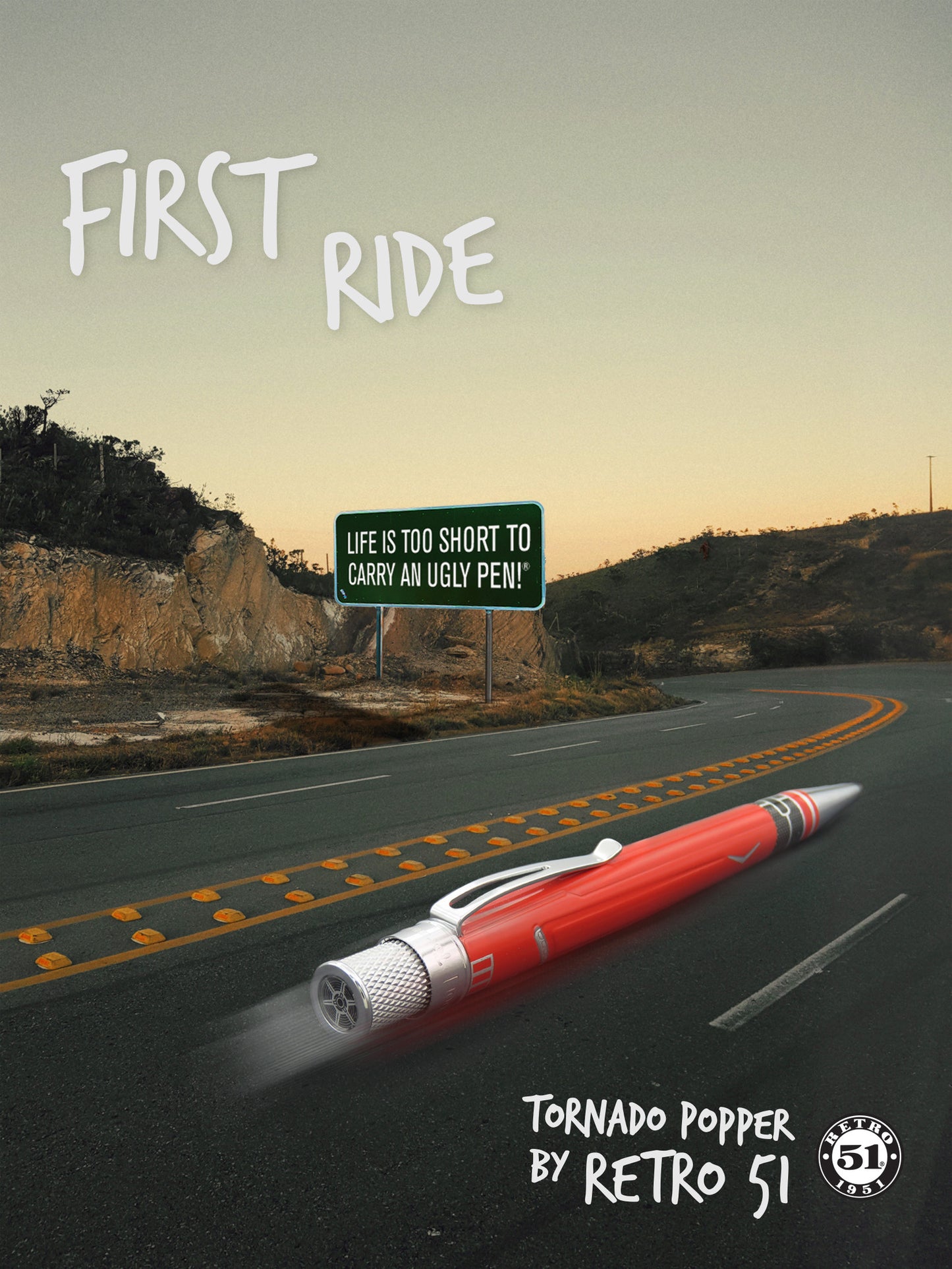 Retro 51 Collection Tornado Popper Rollerball - First Ride