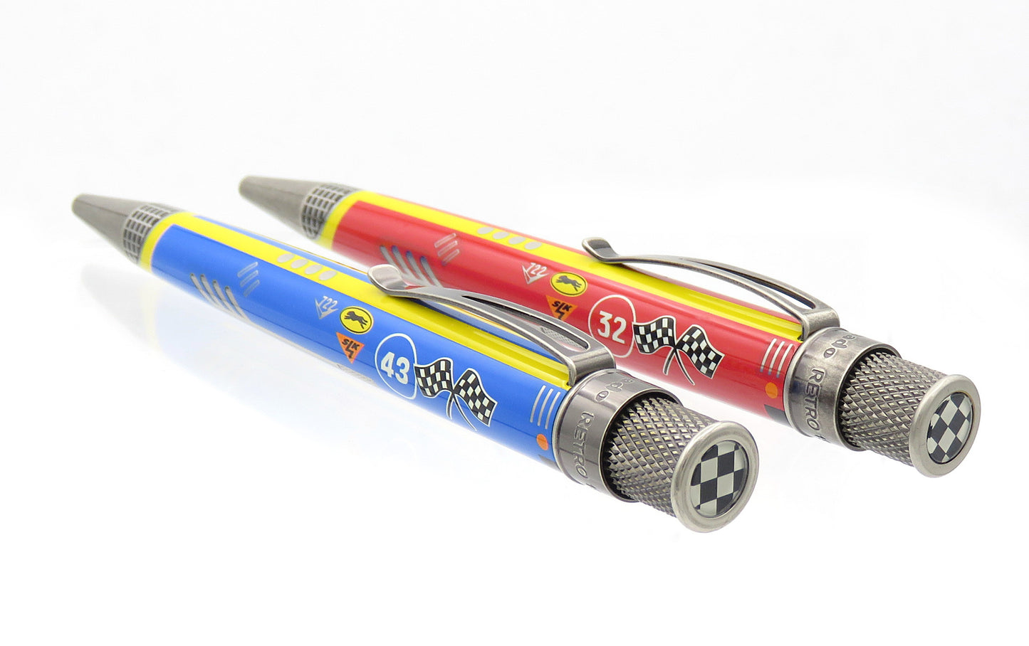 Retro 51 Tornado Collection Gymkhana Bumper Blue Rollerball Popper