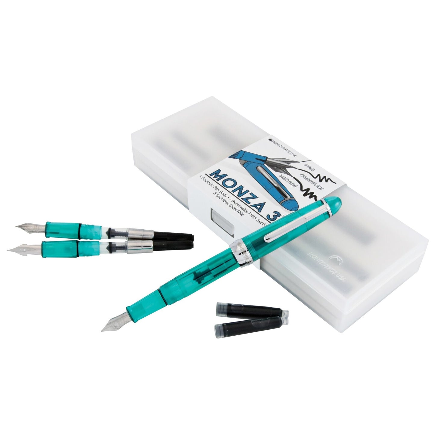 Monteverde Monza 3 Fountain Pen Set