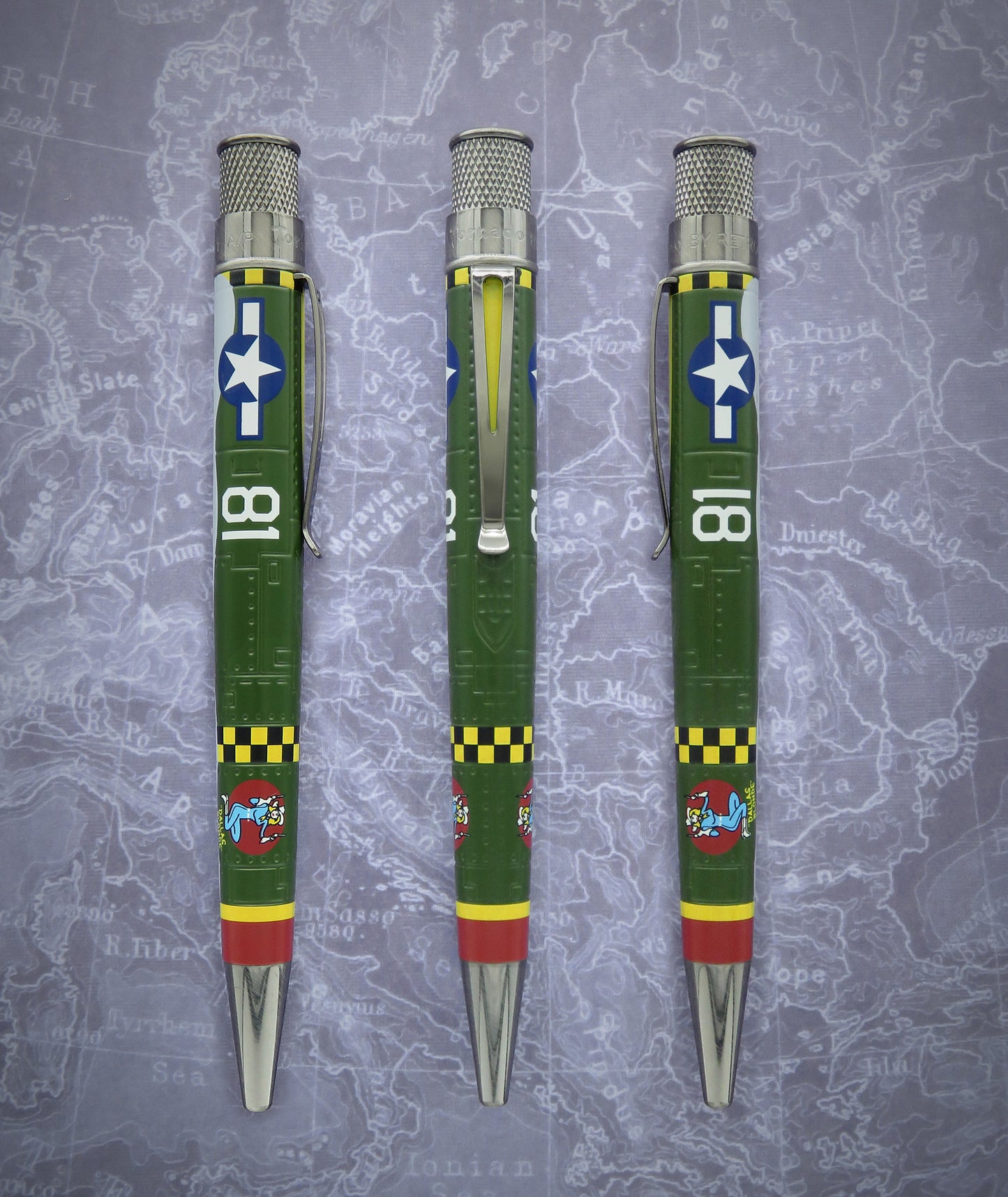 Retro 51 Tornado Rollerball - P-47 Thunderbolt (Vintage Metalsmith) (Open Tube)