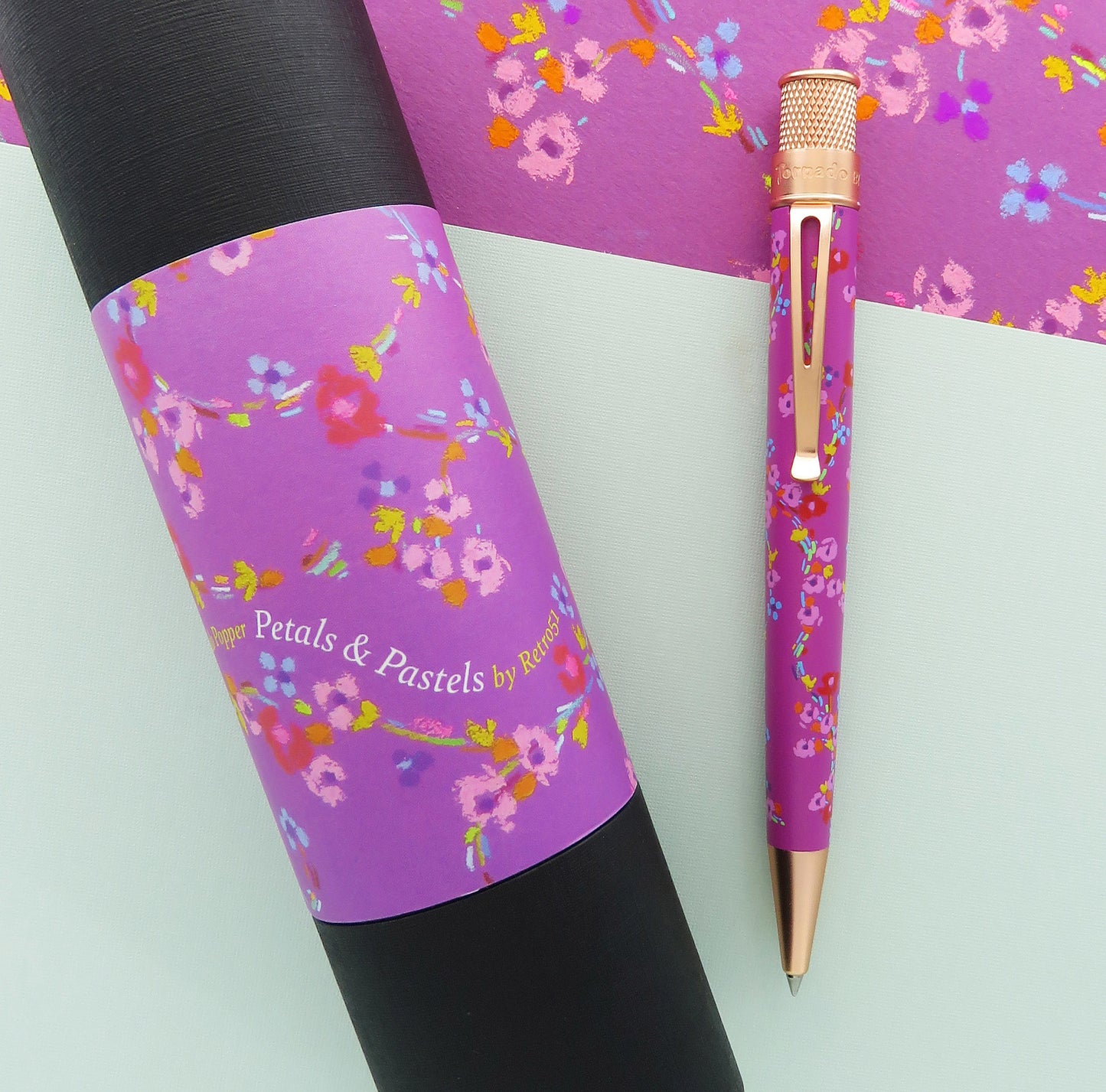Retro 51 Collection Tornado Popper Rollerball - Petals and Pastels - Sealed
