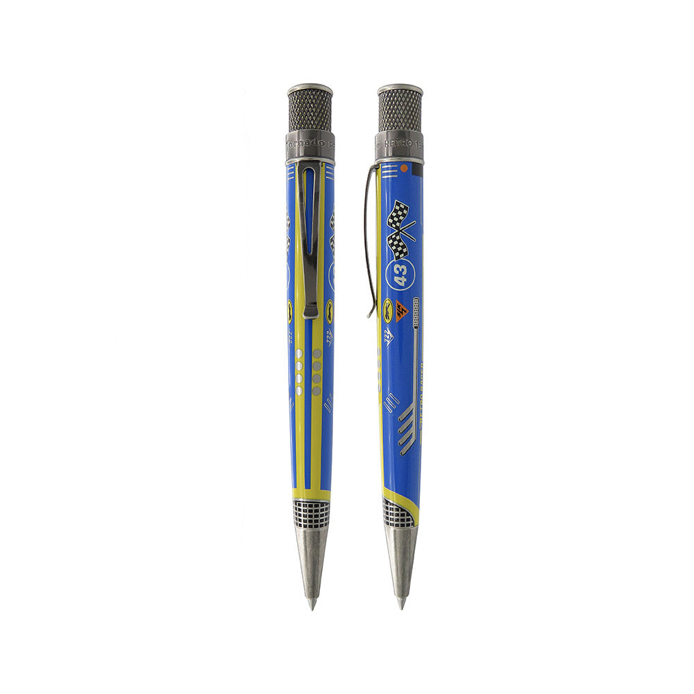 Retro 51 Tornado Collection Gymkhana Bumper Blue Rollerball Popper