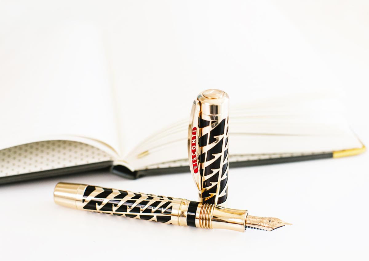 Visconti Watermark Fountain Pen - Gilded Rose (Limited Edition - Retired)
