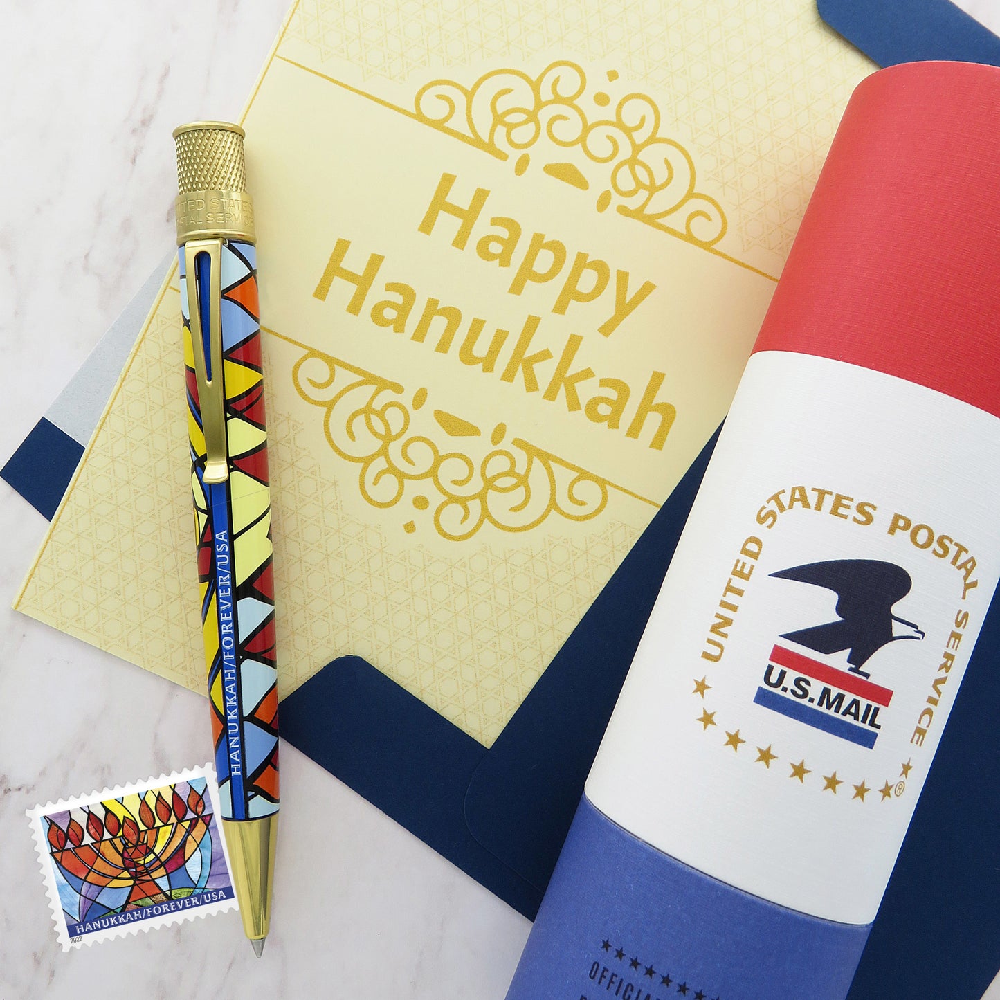 Retro 51 Collection Tornado USPS Rollerball - Hanukkah 2022