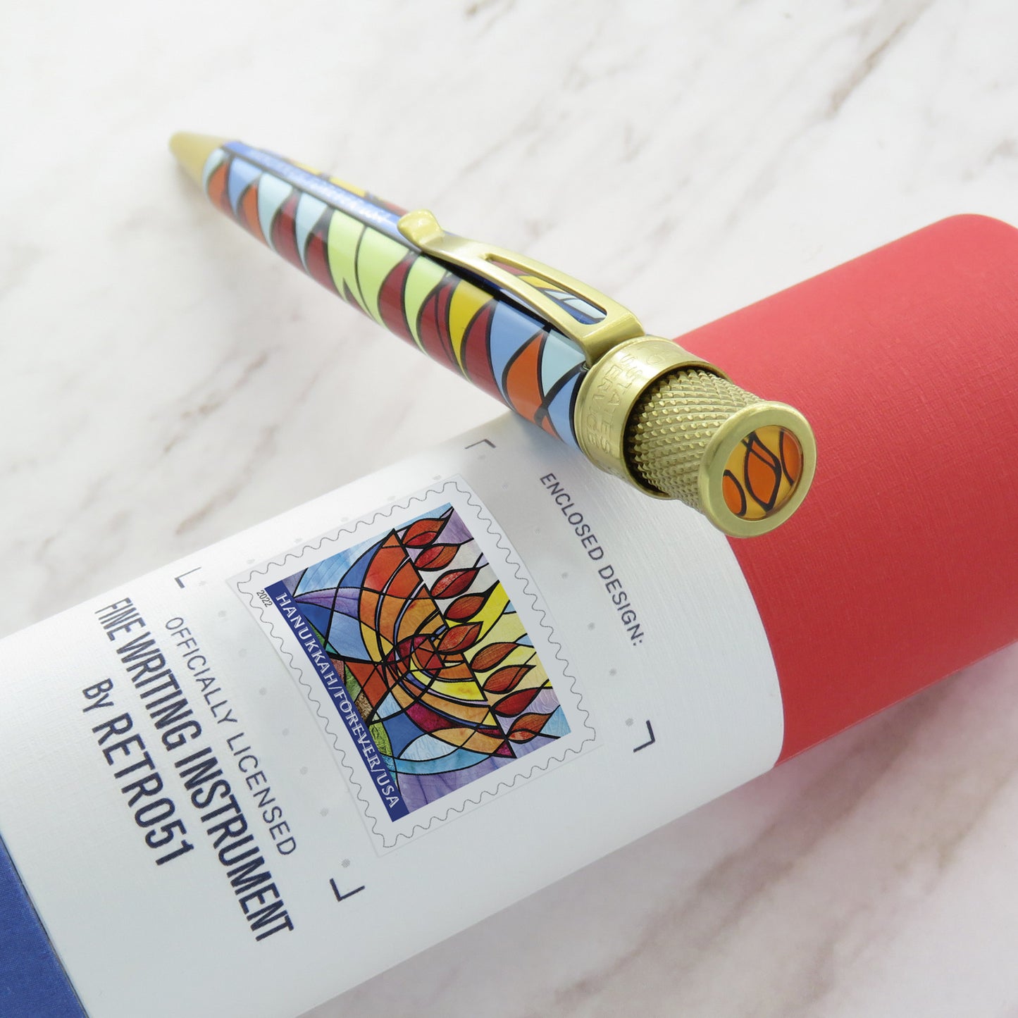 Retro 51 Collection Tornado USPS Rollerball - Hanukkah 2022